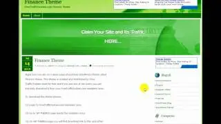 100% FREE AdSense Optimized WP Theme - Financial Niche