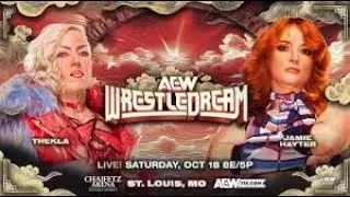 Jamie Hayter vs  Thekla  AEW WrestleDream 18/10/25