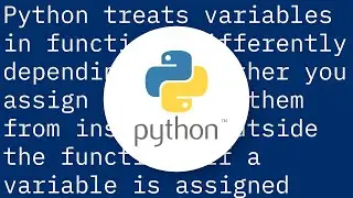 UnboundLocalError on local variable when reassigned after first use