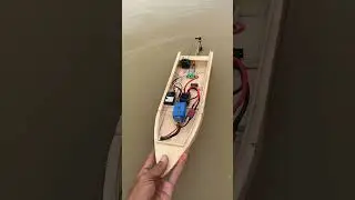 Perahu mini dengan dinamo tamiya #diy #rcboat #rcboats #boatrc #boat #perahumini