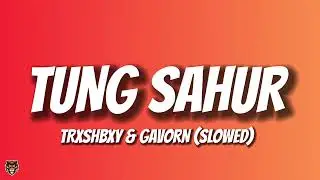 TRXSHBXY, GAVORN - TUNG SAHUR (Viral Meme Audio Slowed)