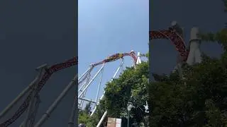 Storm Runner&rsquo;s inverted airtime! #themepark #amusementpark #rollercoaster #coaster #hersheypark