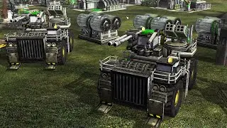 USA MARP vs 7 USA Laser - Command & Conquer Generals Contra X Beta