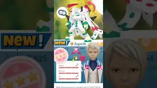 When I Maxout My💯Hundo Zygarde in Pokemon Go