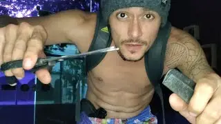 ASMR barulhento ✂️ B@ND!DO Cortando SEU CABELO