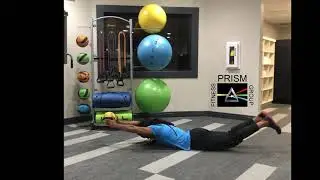 Smart Medicine Ball  -  Superman demo by Prism Fitness Ambassador Keem