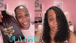 Ula Hair Feather Crochet Braids Burmese Curly Install and Honest Review
