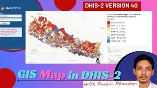 Map in DHIS-2 version 40 #dhis2 #healthstatistics #healthinformationtechnology #hmis