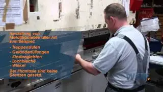 Herstellung von Treppenstufen, Gel&auml;nderf&uuml;llungen, Kiesfangleisten, Lochblechen,...