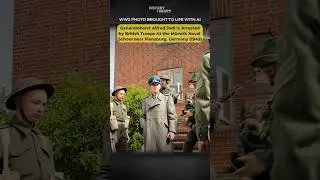 WW2 Photo Brought to Life: German General Alfred Jodl Surrenders to British Troops in Flensburg