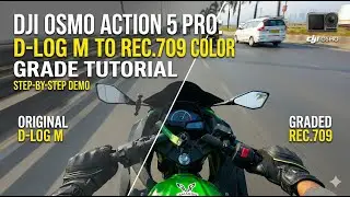 How to Convert DJI D-Log M to Rec.709 | Match Osmo Action to Any Camera