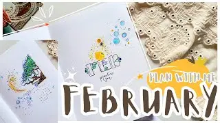 PLAN WITH ME ⭐FEBRUARY BULLET JOURNAL | Disney movie 'Wish- STAR' theme