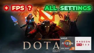 Dota 2 - RX 580 2048SP 8GB Benchmark (1080p Low to High Settings)