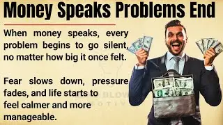 When Money Speaks: Make Every Problem Disappear Instantly 💰 || Transform Your Life & Master English✅