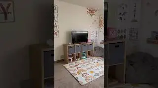 playroom reset 🤍 #asmr #cleanwithme #reset #playroom #organization #sahm #shorts