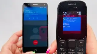 Alcatel POP 4 vs Nokia 105 push-button phone / Incoming & outgoing calls & call recording