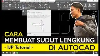 HOW TO MAKE A CURVED ANGLE IN AUTOCAD