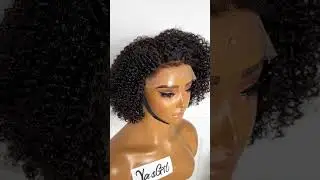 4C Curly bob wig human hair easy to match with every day and work wear, daily ready to wear wigs.🤎