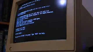 486 computer booting to Windows 95 (full sequence)