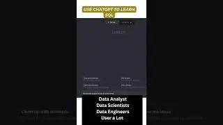 Learn SQL with ChatGPT