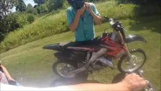 Honda Cr 250 vs Honda Cr 125!!!