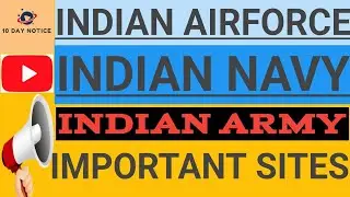 INDIAN ARMY , NAVY & AIRFORCE BHARTI OFFICIAL WEBSITES 2024