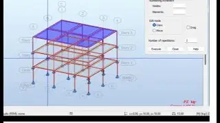 5. Autodesk Robot Structural Analysis Tutorial for beginners; Copying stories