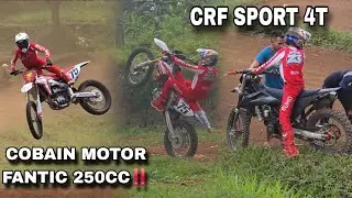 M ATHAR COBAIN MOTORNYA FANTIC YANG 250CC DAN CRF SPORT 4T‼️
