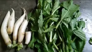 Muli ki bhaji।। मूली साग।। स्वादिष्ट भी,हेल्दी भी।।👍😊