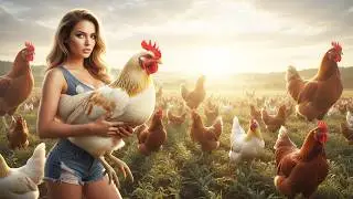 Free-range chicken farm with a closed-loop lifecycle, from eggs to packaged chicken meat.