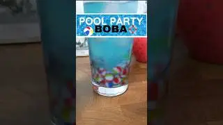 Pool Party Boba Recipe | #shorts