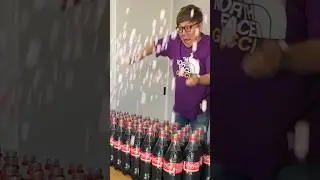 🥤💥50coke vs100mentos #Shorts
