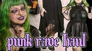 NuGoth Witchy Punk Rave Fashion Haul // Emily Boo