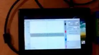 expEYES junior running on Aakash(with ubuntu 12.10)