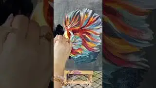 #Art #paint #painterly #painter живопись акрил рыбка #fish