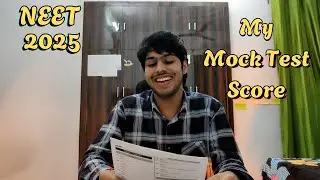 Biggest comeback in Neet history || NEET Mock Test Score Breakdown.