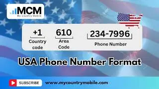 US Phone Number Format | My Country Mobile