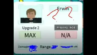 Roblox All star tower defense Erwin showcase