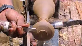 The Most Attractive of Palm wood turning#Palm Wood Creative#Turning the Palm Wood.