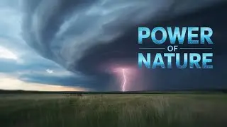 Massive Lightning Storm Over Field #asmr #rain