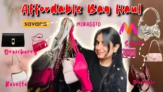 *Huge* Bag Haul ✨MYNTRA 💕SAVANA 🌸Affordable Bag!!