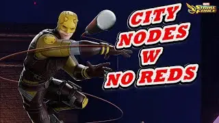 PROF XAVIER CITY NODES HEROIC NODE 1 W NO REDS~ #marvelstrikeforce  #msf #xavier