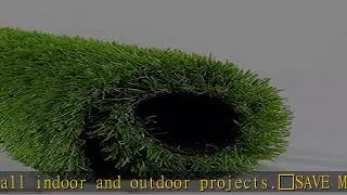 LITA Thick Artificial Grass Turf Lawn Customized Size 6.5 x 10 Feet, 1.38