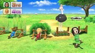 Wii Party U - 4 Player Minigame - Hide-and-Go-Beak