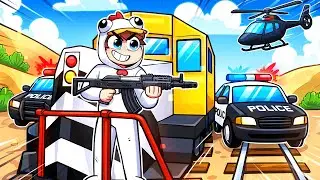 J'ai utilisé le TRAIN pour ÉCHAPPER à la POLICE sur GTA 5 !