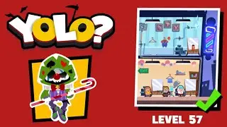 DEATHIGNER or YOLO? Gameplay Level 57 solution