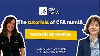 Les tutos du CFA numiA- International Student