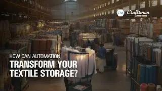 Running out of space on your shop floor? Textile Industry Case Study by Craftsman Storage Systems