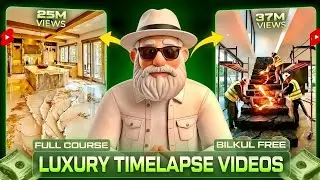 How to Make Viral Luxury Interior Timelapse with AI | Earn From USA Niche