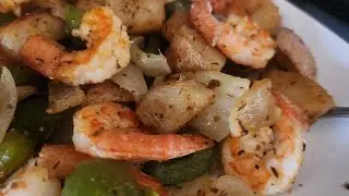 The Best You Will Ever Make | Roasted Garlic Shrimp and Potatoes